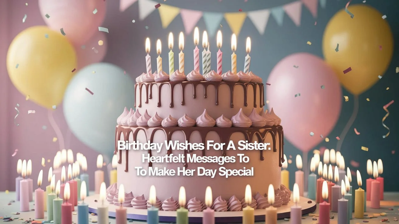 Read more about the article Birthday Wishes for a Sister: Heartfelt Messages to Make Her Day Special