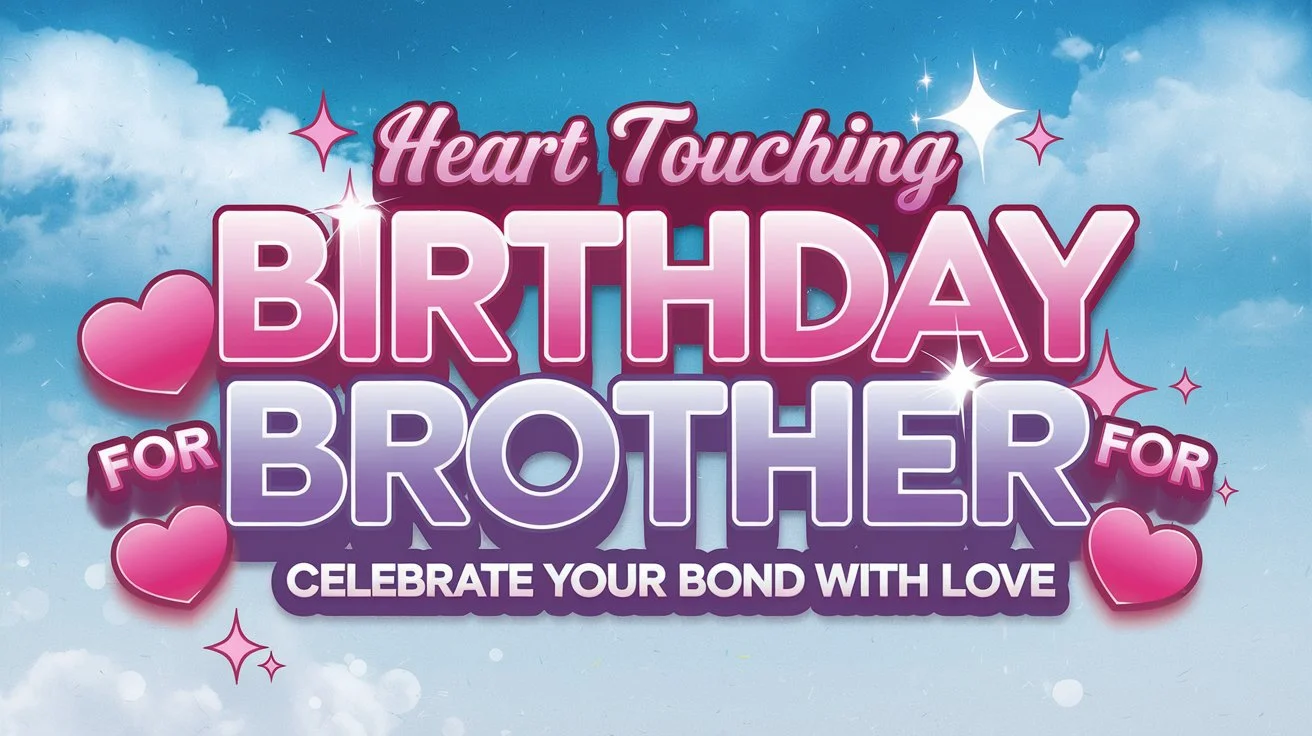 Read more about the article Heart Touching Birthday Wishes for Brother: Celebrate Your Bond with Love