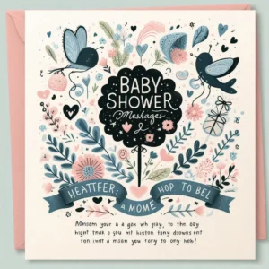 Read more about the article Baby Shower Card Messages: Heartfelt Wishes for the Mom-to-Be