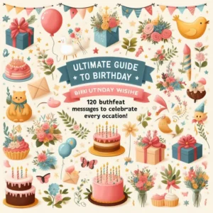 Read more about the article 🎉 Ultimate Guide to Birthday Wishes: 120 Heartfelt Messages to Celebrate Every Occasion