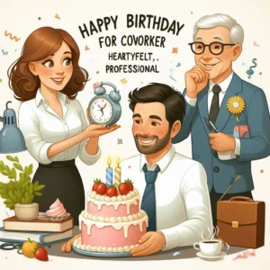 Read more about the article Happy Birthday Wishes for Coworker: Heartfelt & Professional Messages