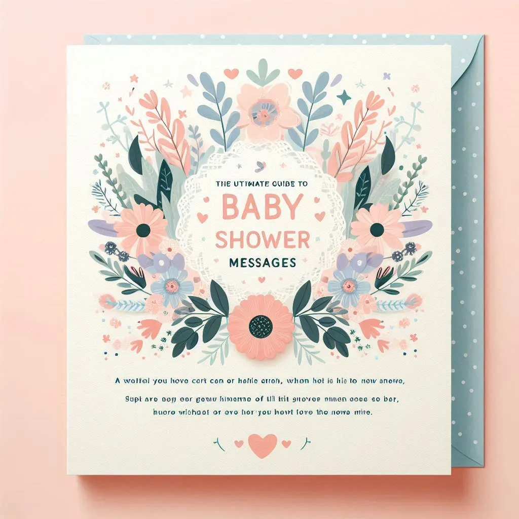 The Ultimate Guide to Baby Shower Card Messages: Heartfelt Wishes for the New Arrival