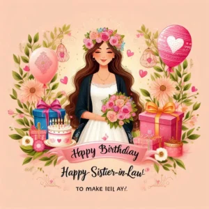 Read more about the article Birthday Wishes for Sister-in-Law: Heartfelt Messages to Make Her Day Special