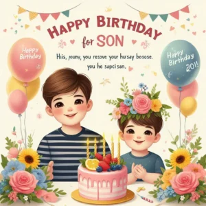 Read more about the article Birthday Wishes for Son: Heartfelt Messages to Make His Day Special