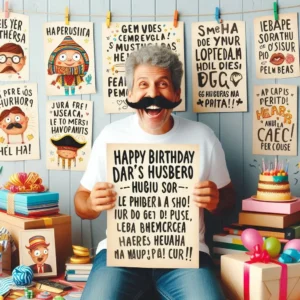 Read more about the article Funny Birthday Wishes for Husband: 120 Hilarious Messages to Make Him Laugh