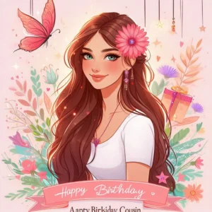 Read more about the article Female Happy Birthday Cousin: Heartfelt Wishes to Make Her Day Special