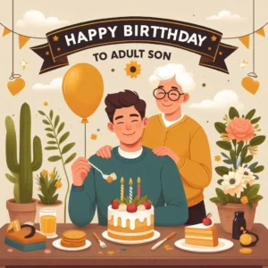 Read more about the article Happy Birthday to Adult Son: Heartfelt Wishes and Messages to Celebrate His Special Day