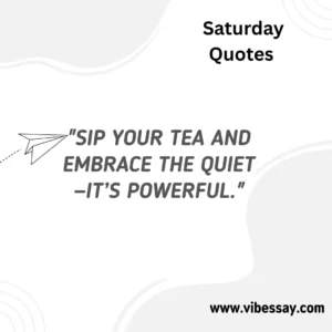 Read more about the article  Saturday Quotes: Inspire, Reflect, and Rejuvenate Your Weekend 🌟