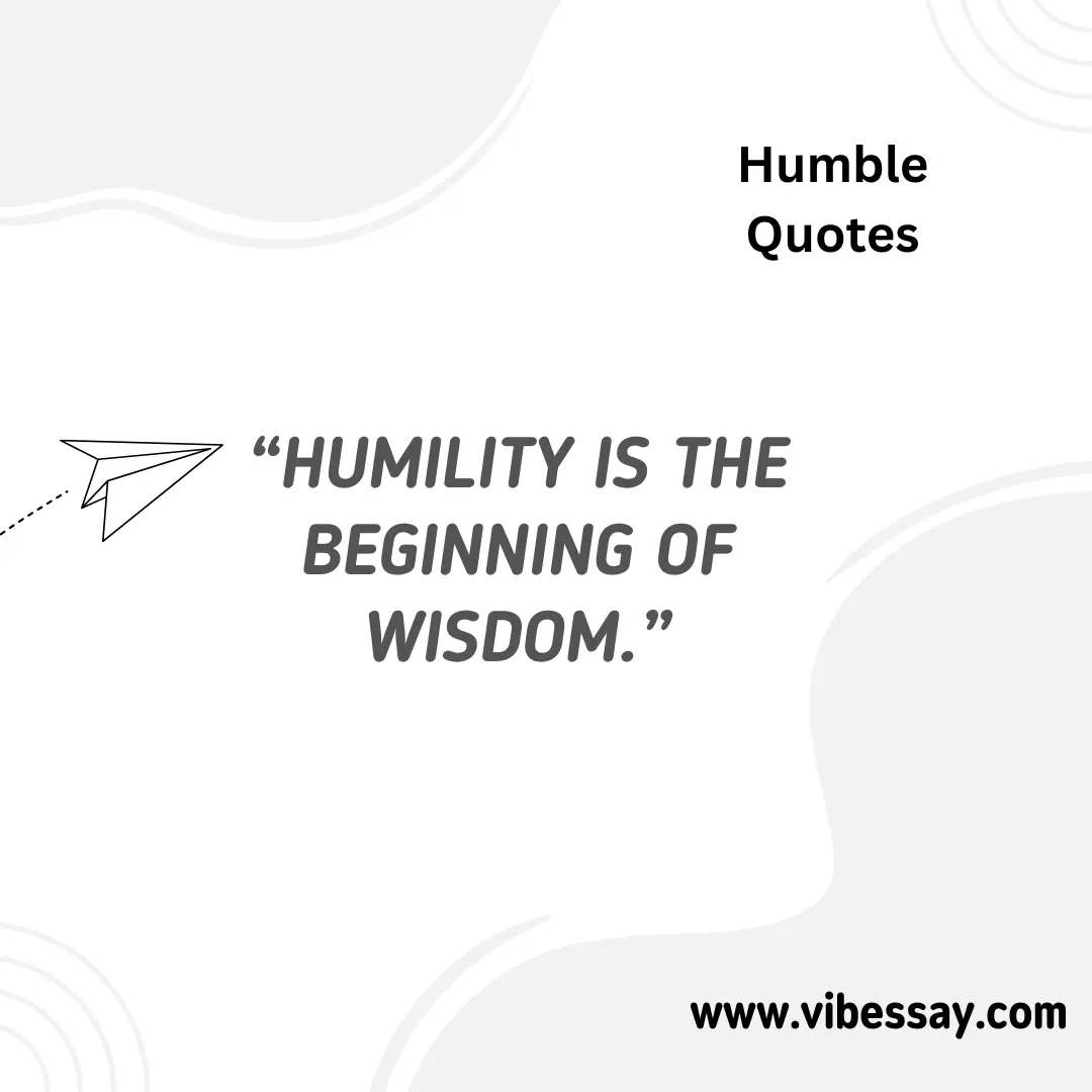 Humble Quotes